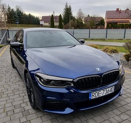 BMW Seria 5 cena 165000 przebieg: 140000, rok produkcji 2017 z Krzeszowice małe 781
